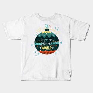 Joy To The World Ball Kids T-Shirt